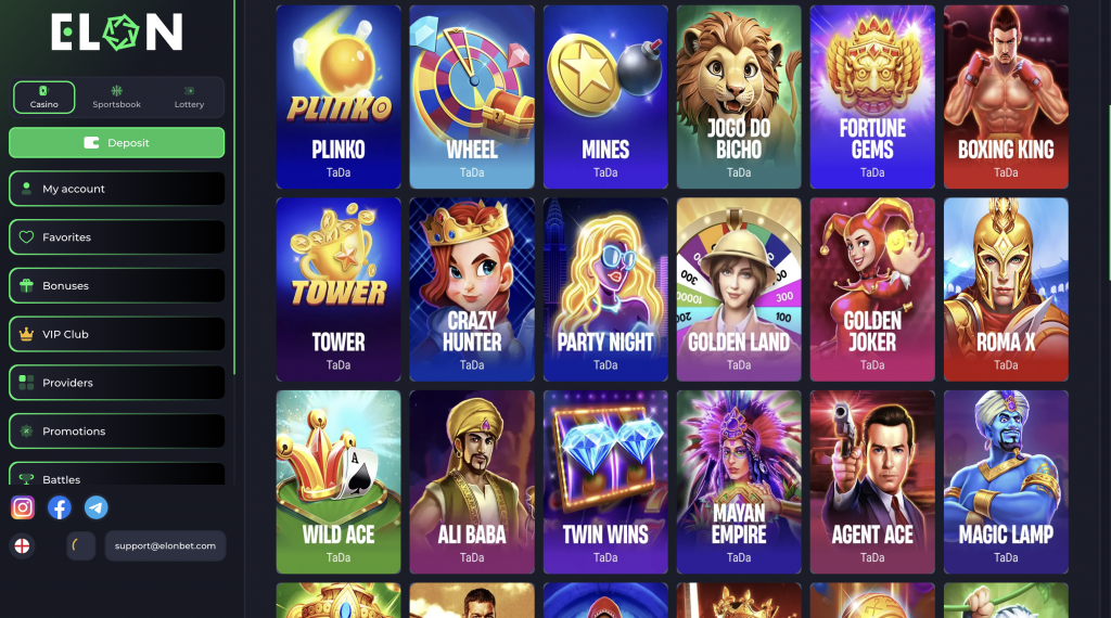 Elon Online Casino Pakistan